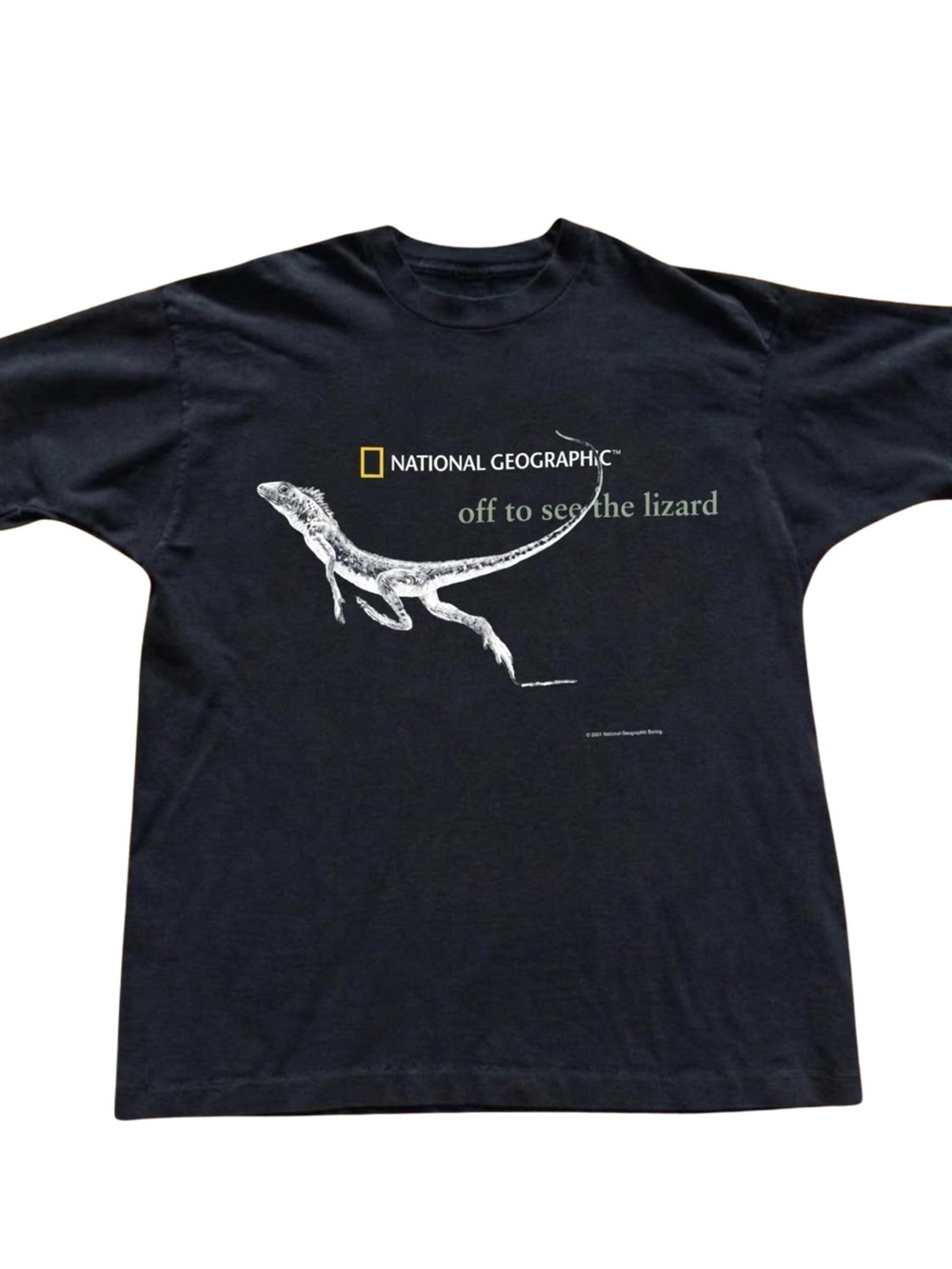 Gildan Pets Reptile Black Lizard Graphic T-Shirt